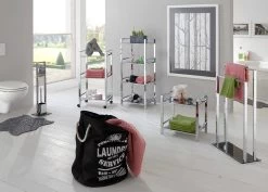 Rek Op Wielen Burak, 3 Legplanken - Grijs -Songmics Winkel 45237 45239 45241 45242 45243 Milieu 1ea2