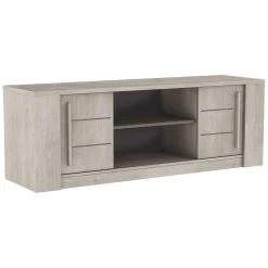 Tv-meubel Anita-champagnekleurige Eik/beige Beton -Songmics Winkel 452879 2a4c