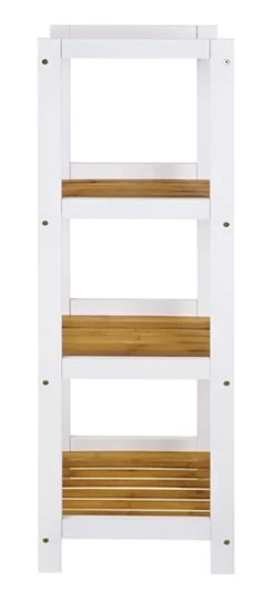 Rek Joah - Wit/natuur -Songmics Winkel 45355 seitlich b350