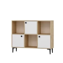 Olivia Dressoir | 100% Melamine |18mm | 120x96x35 | Saffier Eik -Songmics Winkel 475OLV1701 6 2371