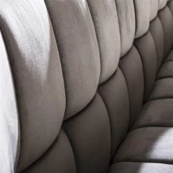 Eetkamerbank Rilla 180cm Velours - Antraciet -Songmics Winkel 4955 45V 4 3fd1