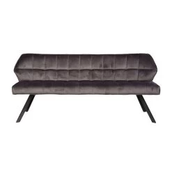 Eetkamerbank Rilla 180cm Velours - Antraciet -Songmics Winkel 4955 45V 7 dc9e