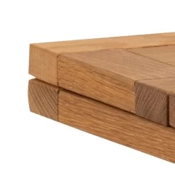 Verlengbare Eettafel Kayleigh - Massief Eikenhout -Songmics Winkel 49971297 9D81 42DA 8343 631025A161BB 3fce