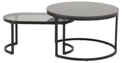 Set Van 2 Salontafels Spiro - Zwart/grijs -Songmics Winkel 4A17EA0F C876 4CC6 BA5B 1EB97C3B96F3 7c81