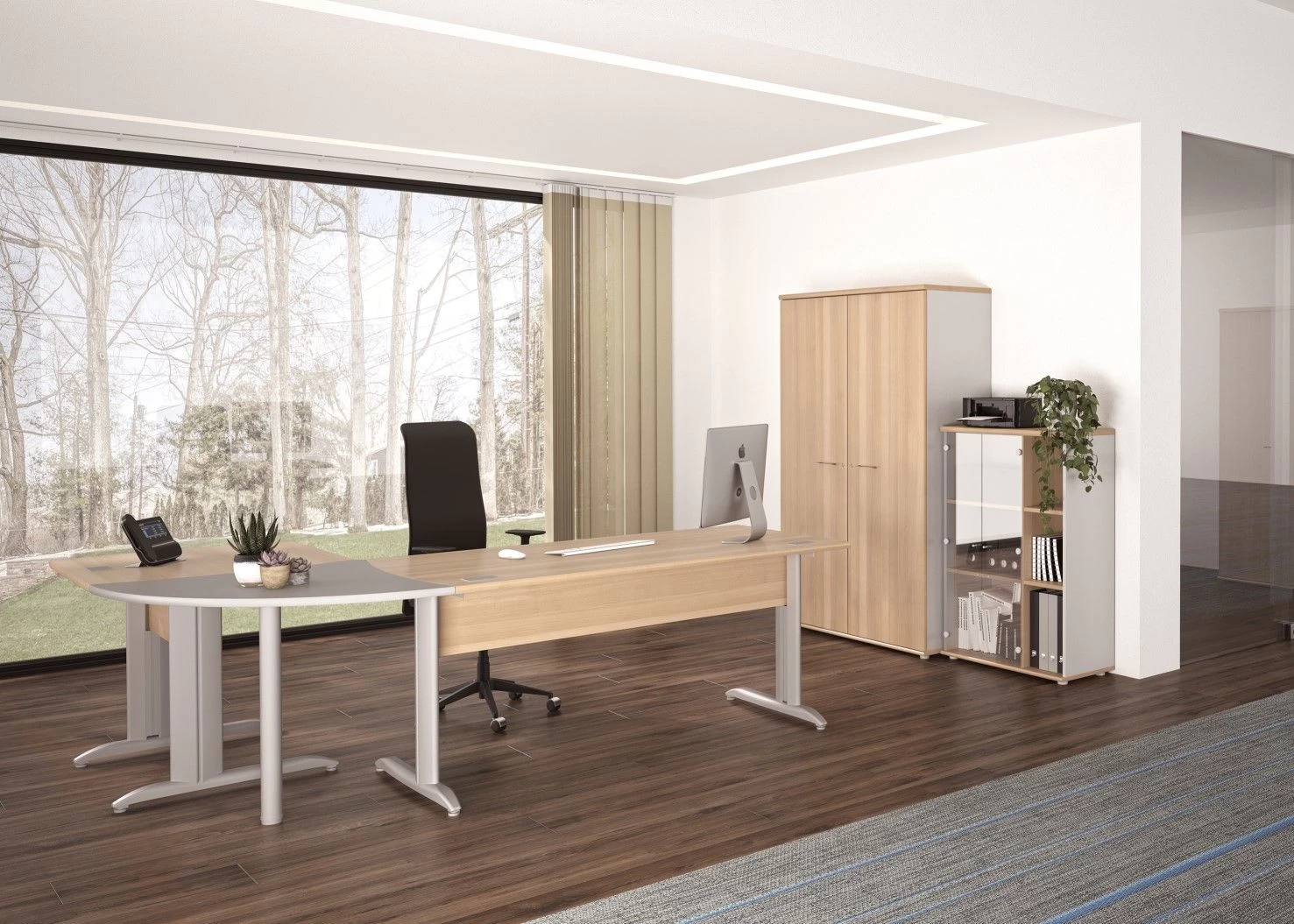 Dossierkast Sido - Beuk 4 Dossierkast Sido - Beuk - Afbeelding 2