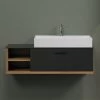 Wastafel Met Onderkast Synnax | 120 X 45 X 48 Cm | Anthracite Oak 2 Wastafel Met Onderkast Synnax | 120 X 45 X 48 Cm | Anthracite Oak -Songmics Winkel 4ed306a3 be6c 4282 939f 0c6e91bbbac2 d27b