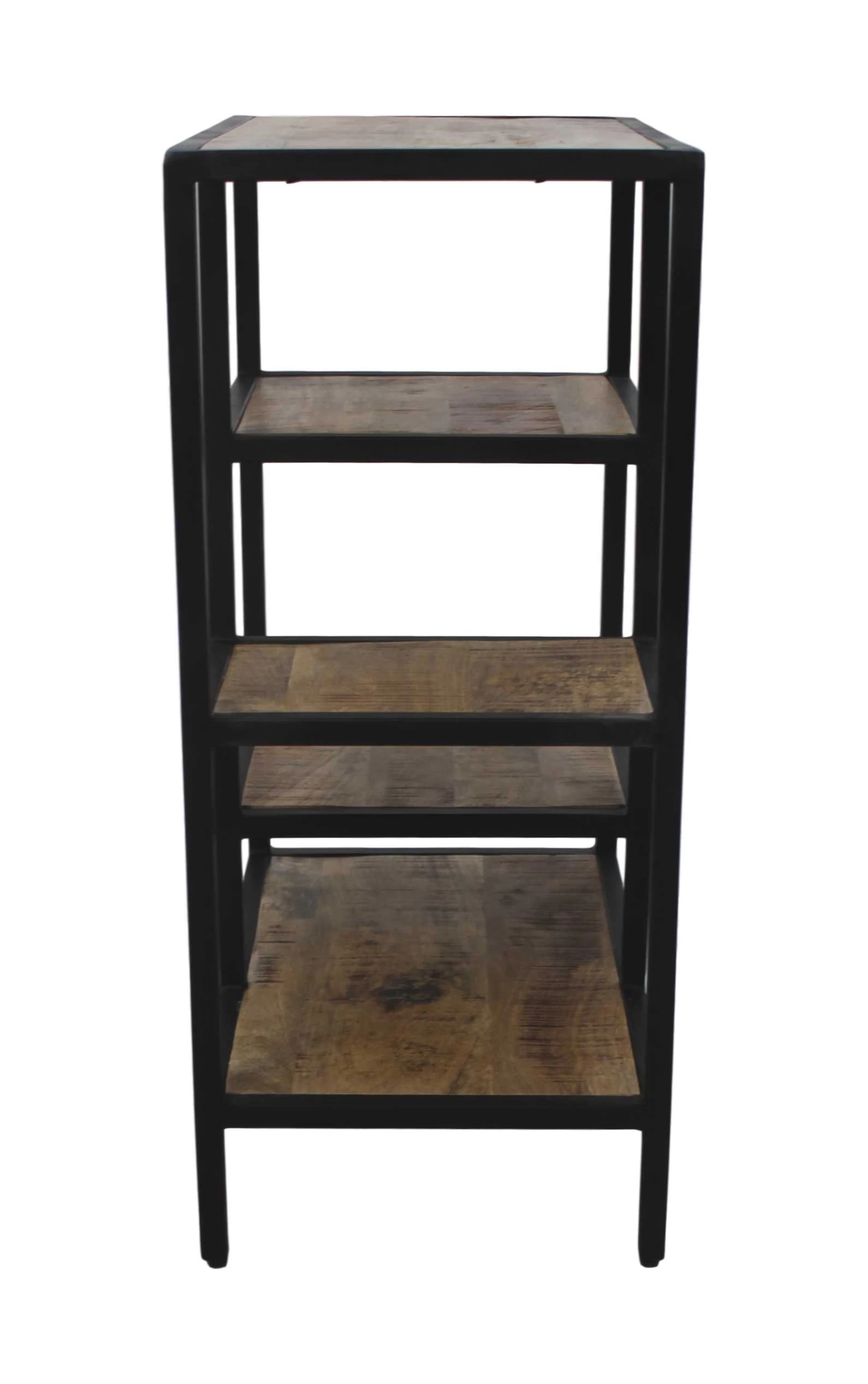 Open Vakkenkast Levels 60cm - Mangohout/ijzer 5 Open Vakkenkast Levels 60cm - Mangohout/ijzer - Afbeelding 3