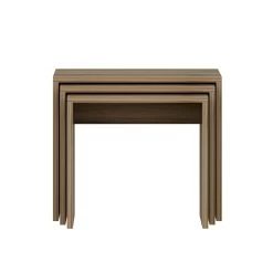 Woody Fashion Nesting Tables (3 Stuks) | 100% Melamine | Walnoot -Songmics Winkel 506MNR1215 20 206 3c5b