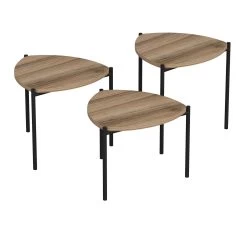 Stijlvolle Woody Fashion Nesting Table - Walnoot | 3-delige Set 14 Stijlvolle Woody Fashion Nesting Table - Walnoot | 3-delige Set -Songmics Winkel 506MNR1225 20 208 ff1a