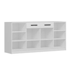 Houten Modeconsole - 100% Gemelamineerd | Wit". -Songmics Winkel 506MNR1304 20 206 2a6a