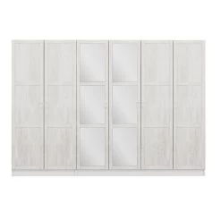 Ruime Witte Kledingkast | Woody Fashion | 100% Melamine Coating -Songmics Winkel 506MNR2826 20 205 a39d