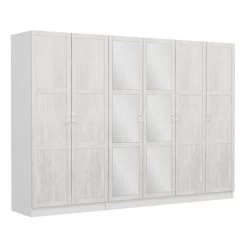 Ruime Witte Kledingkast | Woody Fashion | 100% Melamine Coating -Songmics Winkel 506MNR2826 20 206 890a