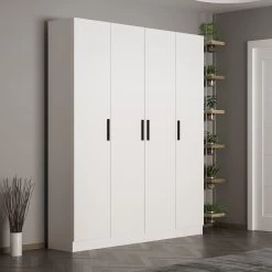 Moderne Witte Houten Kapstok