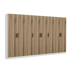 Stijlvolle Woody Fashion Zaalstandaard | Walnoot | 100% Melamine | 18mm Dik -Songmics Winkel 506MNR3203 20 204 0480