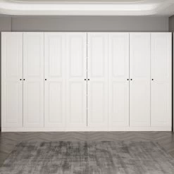 Modieuze Hallenstandaard | Hout | Melamine Coating | 18mm Dik | 360x210x35cm | Wit -Songmics Winkel 506MNR3226 20 202 4d1a