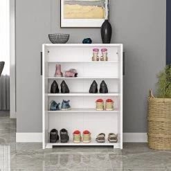 Woody Modieus Schoenenkastje | 100% Melamine Gecoat | Wit 15 Woody Modieus Schoenenkastje | 100% Melamine Gecoat | Wit -Songmics Winkel 506MNR3328 20 204 aa0d