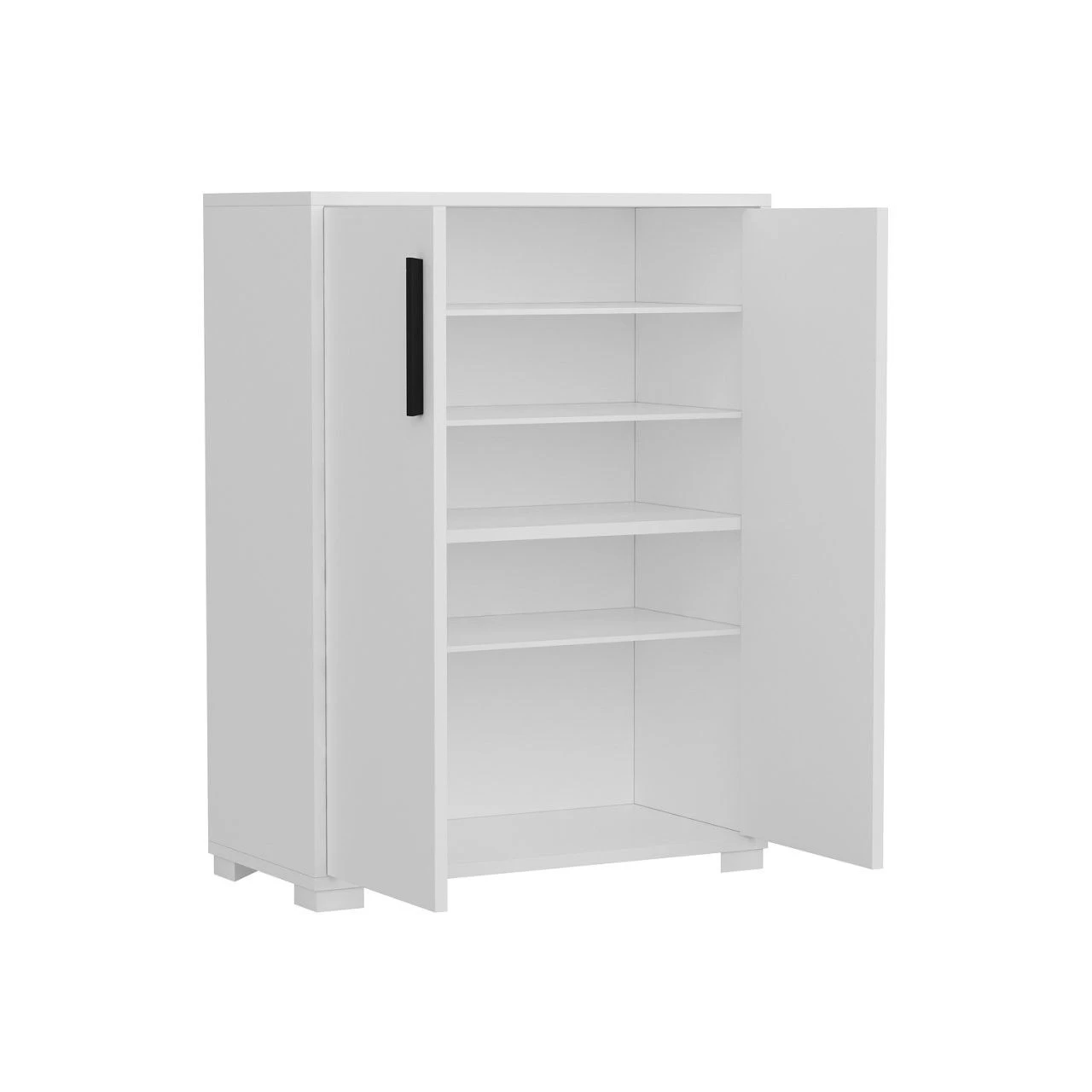 Woody Modieus Schoenenkastje | 100% Melamine Gecoat | Wit 5 Woody Modieus Schoenenkastje | 100% Melamine Gecoat | Wit - Afbeelding 3