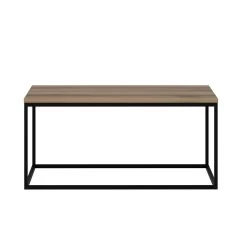 Stijlvolle Woody Fashion Salontafel, 100% Melamine Gecoat, 18mm Dik, 90x42x90cm, Dore -Songmics Winkel 506MNR3424 20 205 e701