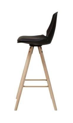Barstoel Sammy - Zwart/beige -Songmics Winkel 50713285 B29A 4847 9848 EB105E4B27EE 7365