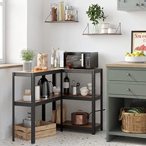 Songmics Opbergrek Van Industrieel Roestvast Staal, 30x75x150cm, 650kg 4 Songmics Opbergrek Van Industrieel Roestvast Staal, 30x75x150cm, 650kg - Afbeelding 2