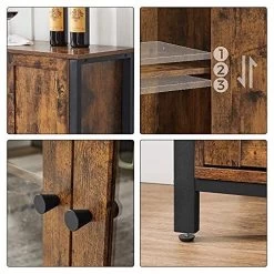 Rustiek Bruin Stalen Opbergmeubel Met Montageset -Songmics Winkel 51R98yDuNsS. SL500 4b5d