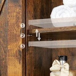 COBADO Badkamermeubel Boven Toilet, Wasmachine Compatibel -Songmics Winkel 51cficQywjL. SL500 4343