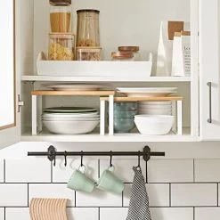 Songmics Uitbreidbaar Kruidenrek Met 2 Niveaus, Bamboe En Metaal -Songmics Winkel 51rRcj5WRTL. SL500 7d1c