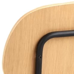 Keukenstoel Amir Fineer En Staal - Eik/zwart -Songmics Winkel 54268F4E ED3C 4DEA 967F 5C17D6DB356A 31dd