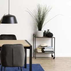 Keukentrolley Dover 60cm - Zwart/wilde Eik -Songmics Winkel 5426C886 77B1 42A0 B718 36E1E74FE72E fde2