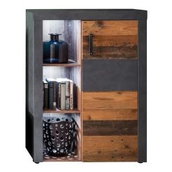 Opbergkast Indy | 87 X 34 X 118 Cm | Old Wood-decor -Songmics Winkel 543143c2 8ae2 49a8 a11d 19fb06f04e59 1232