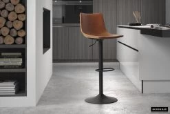 Verstelbare Barstoel Fontana - Cognac -Songmics Winkel 5521 4 a 79de