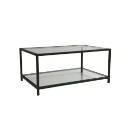Elegante Salontafel 100% Gehard Glas | Fume Zwart -Songmics Winkel 552NOS1407 20 206 f7b6