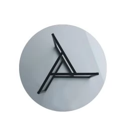 Locelso Salontafel | 100% Metaal | 6mm Dikte | 75x42x75cm | Fume Zwart -Songmics Winkel 552NOS1410 20 206 981c