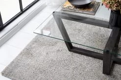 Locelso Salontafel | 100% Gehard Glas | Frame Van Pijnboomhout | Antraciet -Songmics Winkel 552NOS1454 20 203 9a7e