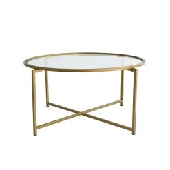 Locelso Salontafel | 4mm Gehard Glas | 100% Metalen Frame | Goud 15 Locelso Salontafel | 4mm Gehard Glas | 100% Metalen Frame | Goud -Songmics Winkel 552NOS2230 20 207 5c7d