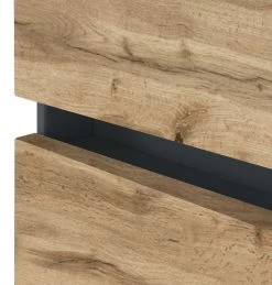 Wastafelmeubel Luna 120cm Met Dubbele Wastafel En 4 Lades - Grafiet/eik 18 Wastafelmeubel Luna 120cm Met Dubbele Wastafel En 4 Lades - Grafiet/eik -Songmics Winkel 560.3183 7 2775