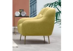 Stijlvolle Wing Chair | Modern Ontwerp | Beukenhouten Frame | Gele Kleur 8 Stijlvolle Wing Chair | Modern Ontwerp | Beukenhouten Frame | Gele Kleur -Songmics Winkel 560ARE1718 20 202 abd2