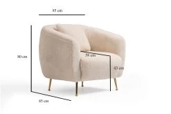 Artie Wing Chair | Beige | Beukenhouten Frame -Songmics Winkel 560ARE1730 20 206 2eff