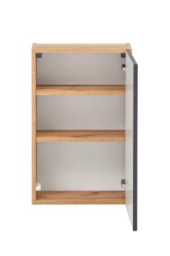 Hangkast Kornel/Luna 40cm 1 Deur - Eik/matgrijs -Songmics Winkel 566.318 2a 4dad