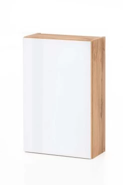 Hangkast Helina 40cm 1 Deur - Eik/wit -Songmics Winkel 566.3222 1 2370