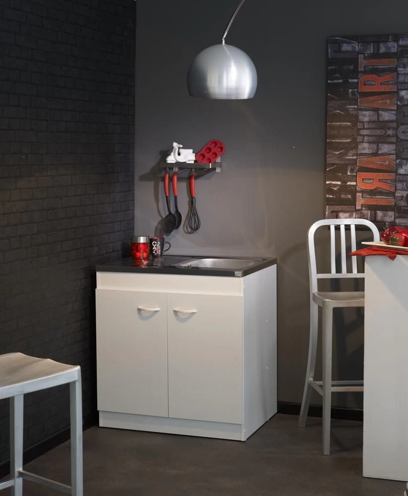 Onderkast Voor Spoelbak 2 Deuren (100cm) 4 Onderkast Voor Spoelbak 2 Deuren (100cm) - Afbeelding 2