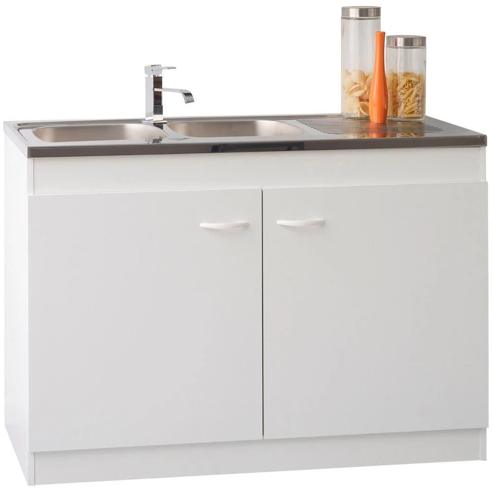 Onderkast Voor Spoelbak 2 Deuren (120cm) 3 Onderkast Voor Spoelbak 2 Deuren (120cm)