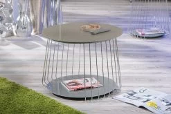 Bijzettafel Riva ø70cm - Cappuccino -Songmics Winkel 5808853f2694e il50100170 image 2 1476953407 50100170 RIVA fe16