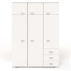 Kinderkamerset Galaxy | Eenpersoonsbed, Bureautafel, Kledingkast | Wit -Songmics Winkel 5a573c5102539 pa5366a6pt image 4 1515666513 5366A6PT 1358