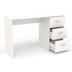 Kinderkamerset Galaxy | Eenpersoonsbed, Bureautafel, Kledingkast | Wit -Songmics Winkel 5a575e3f839a9 pa5349bure image 3 1515675199 5349BURE persouvert f869