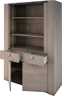 Vitrinekast Iris - Grijs Beton -Songmics Winkel 5b712d5a194ff tm1111 image 3 1534143834 1111 RITTA OPEN 4221