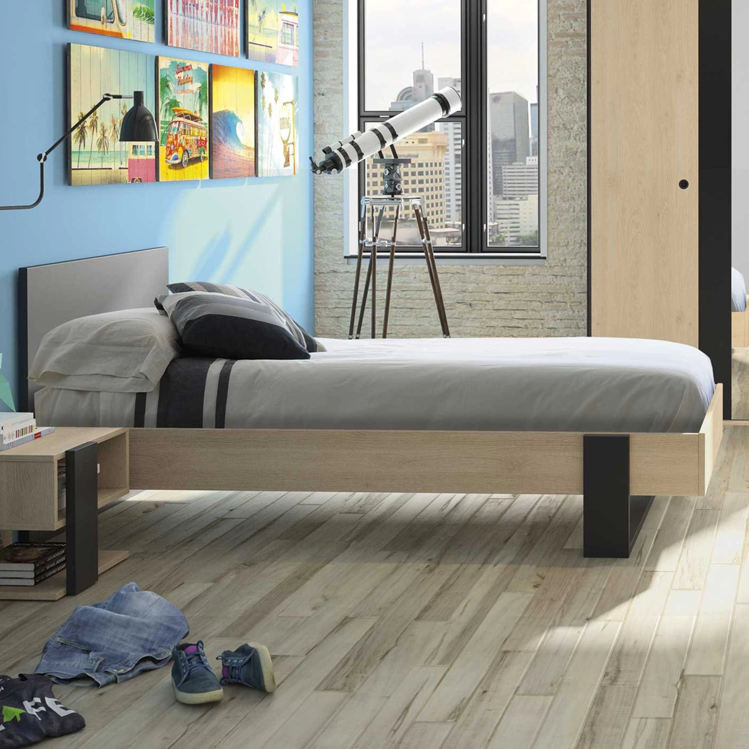 Eenpersoonsbed Dean 90x200