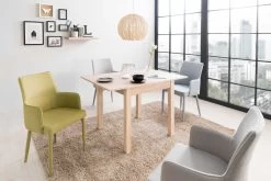 Uitschuifbare Eettafel Coburg 80/120 - Eik 13 Uitschuifbare Eettafel Coburg 80/120 - Eik -Songmics Winkel 5c4990d6db279 fn2043 image 2 1548325078 Coburg se 80x80 ambiente 08ec