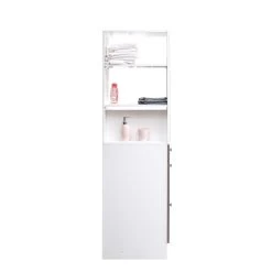 Badkamerkast Split - Wit/taupe -Songmics Winkel 5c6aea4713e20 sy6010a2191a17 image 6 1550510663 6010A2191A17 Split white and d0d1