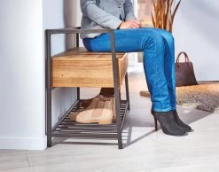 Schoenenbank Shoeplace Industrieel - Antraciet/eik -Songmics Winkel 5c86936c52474 il99600210 image 4 1552323436 99600210 9 47a6